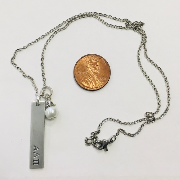 New Alpha Delta Pi Bar Necklace - Picture 2 of 3
